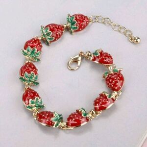 Strawberry Charm Bracelet